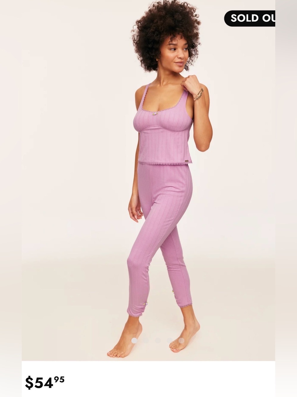 Adore me Pink Pj set… NWT